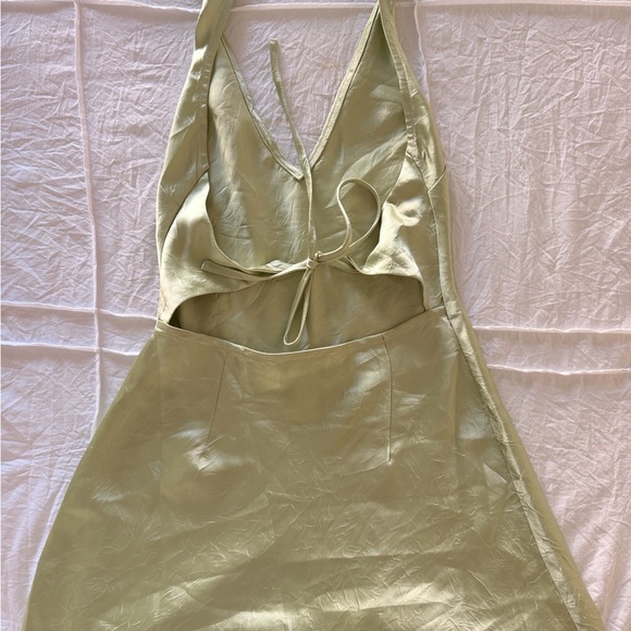 Princess Polly open back satin dress - Picture 2 of 2